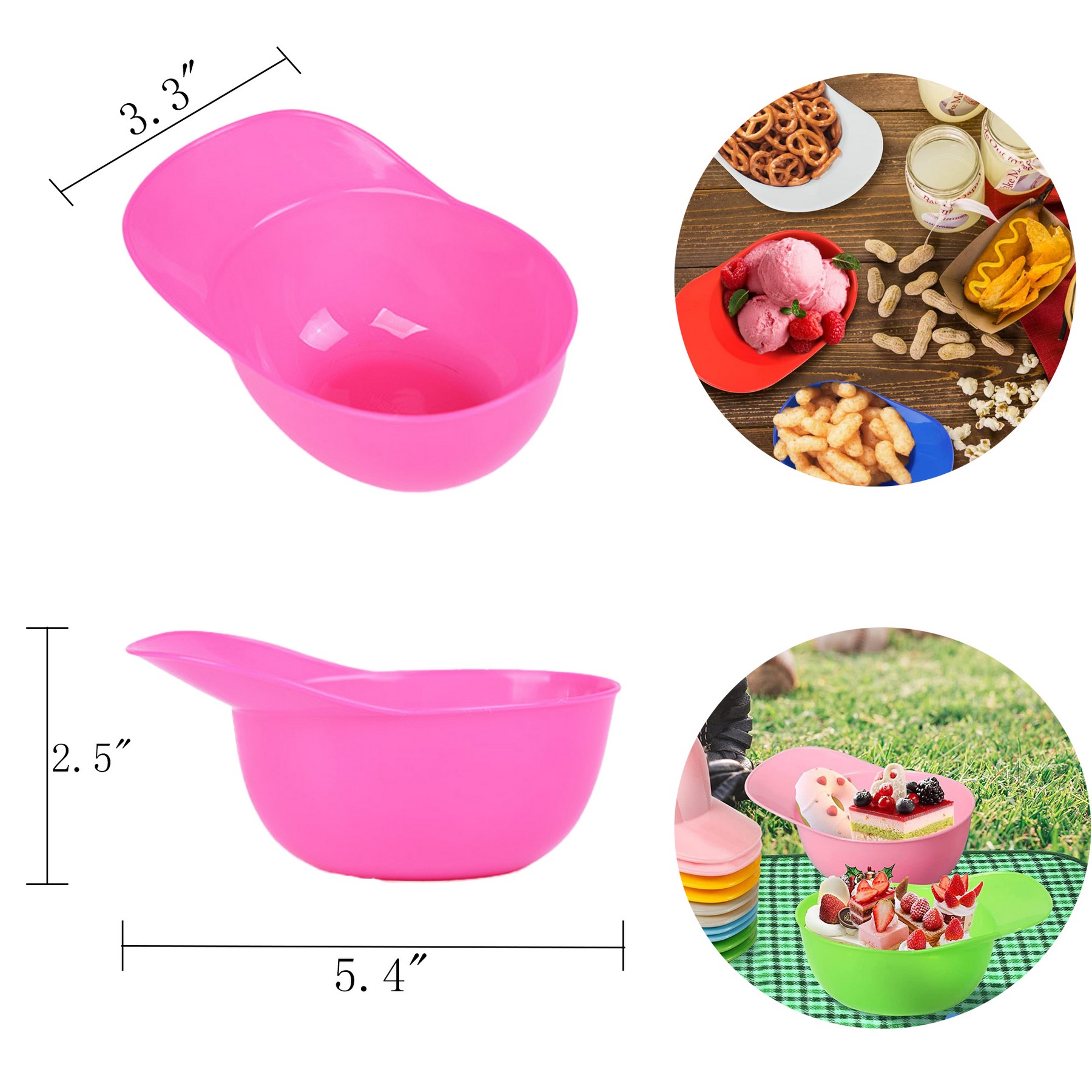 Baseball Hat Ice Cream Bowl 3