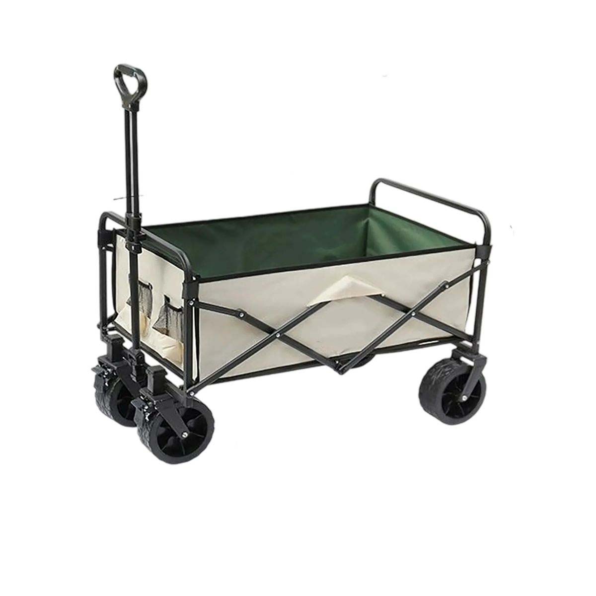 Foldable Outdoor Cart with Brakes and Large Capacity 5