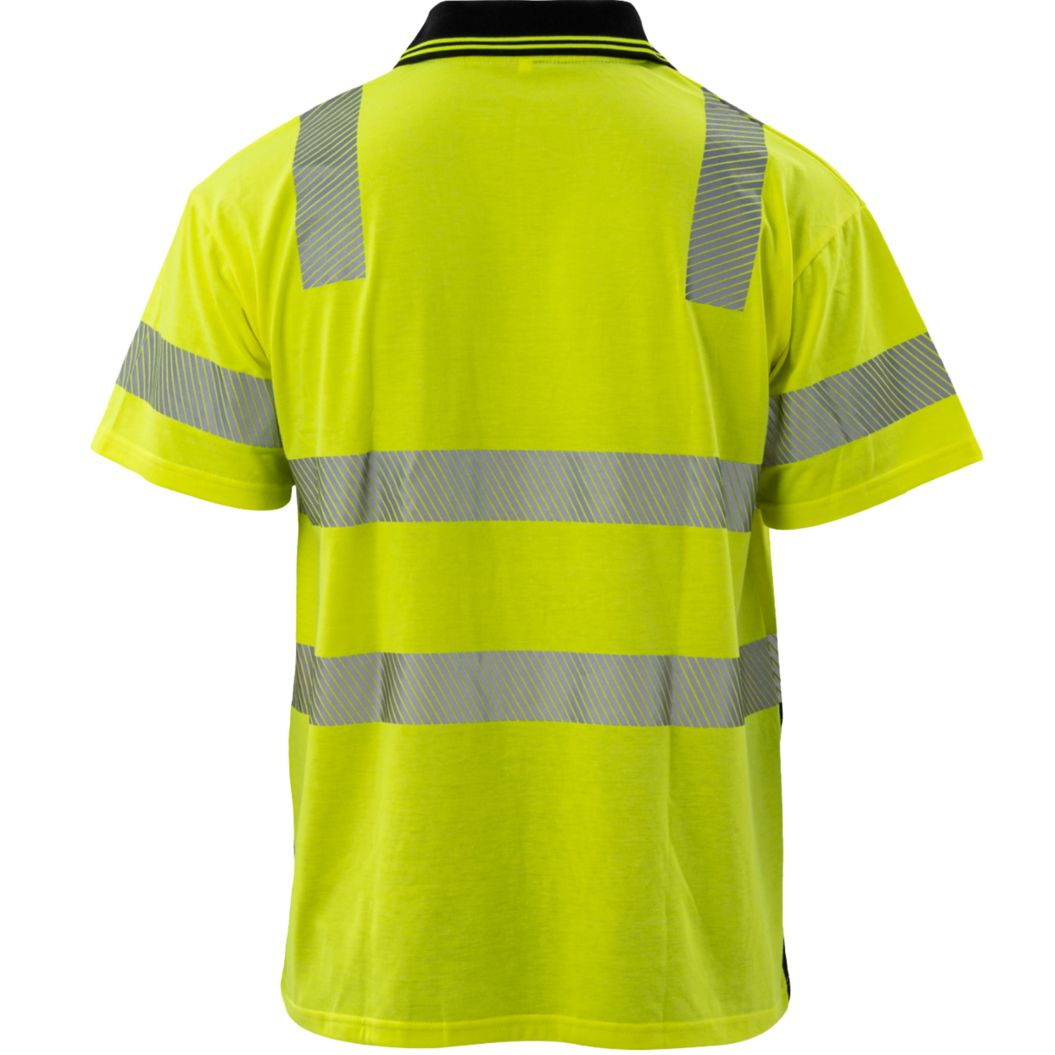Class 3 Cotton Knitted Double Band Segmented Tape Polo Shirt with Pocket 6
