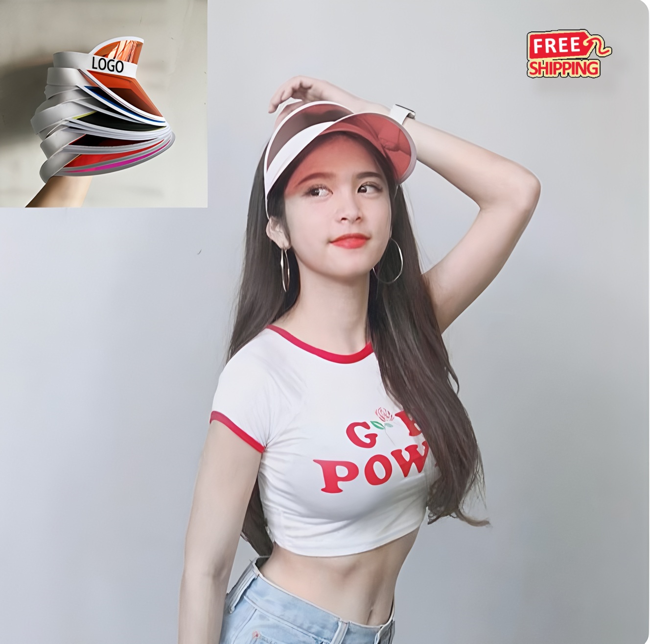PVC Sun Visor Cap 3