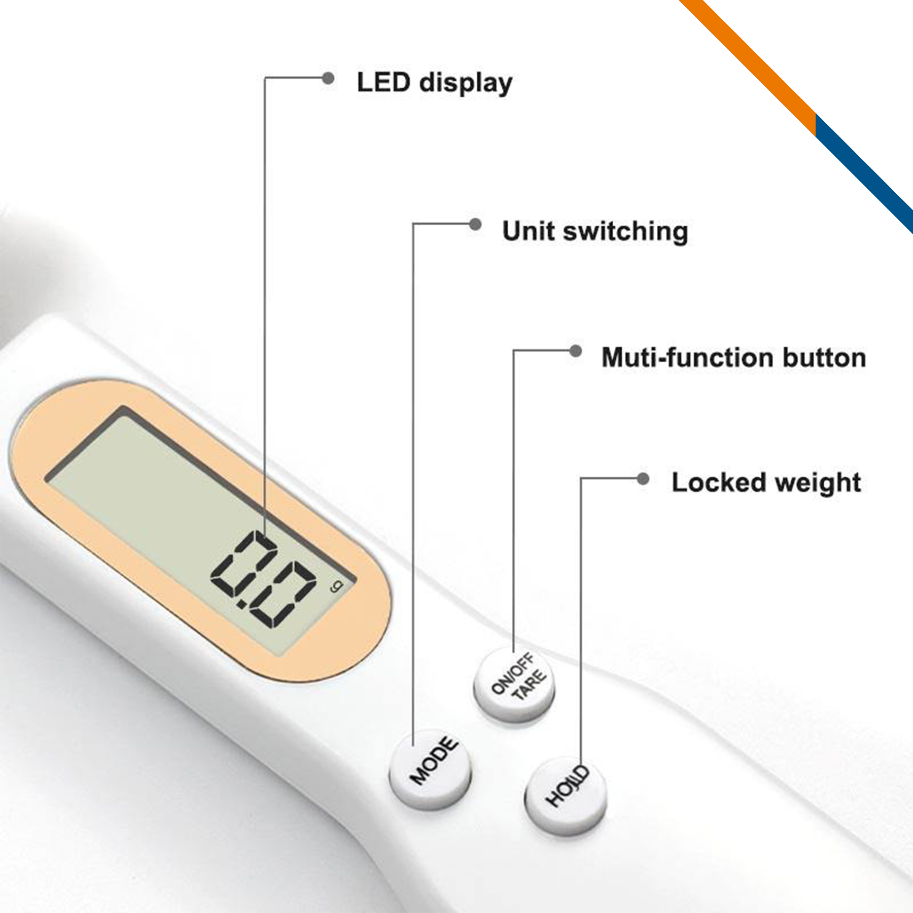 Crata Digital Spoon Scale 8