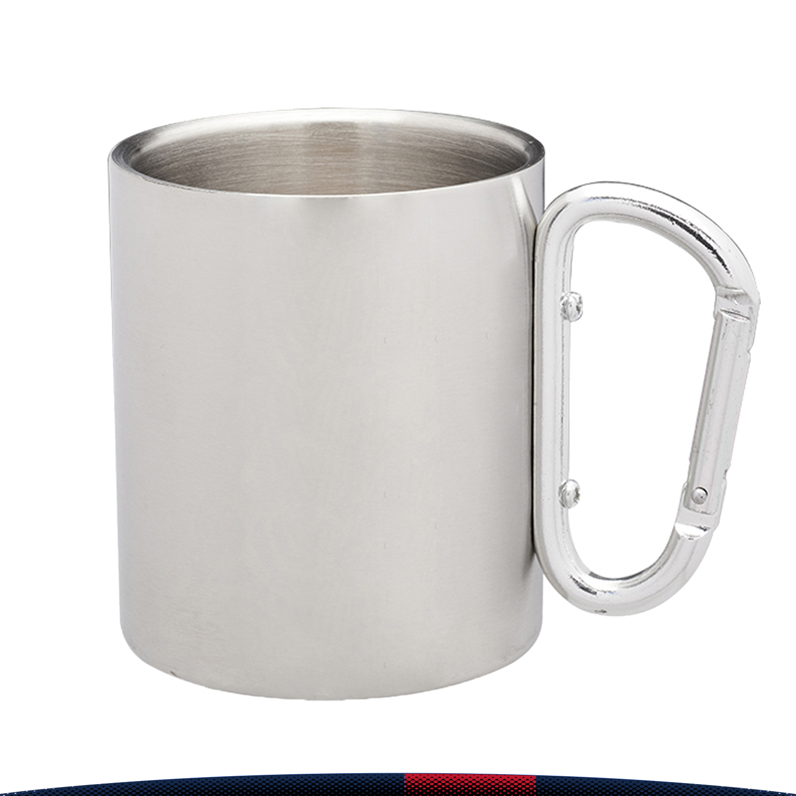 10 oz. Stainless Steel Mugs with Handles 2