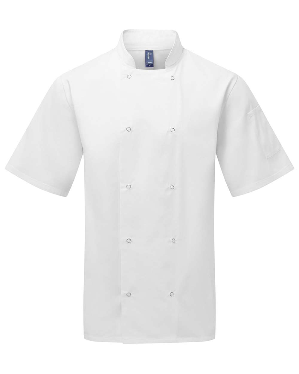 Unisex Ten Studded Front Short Sleeve Chef Coat - RP664 22