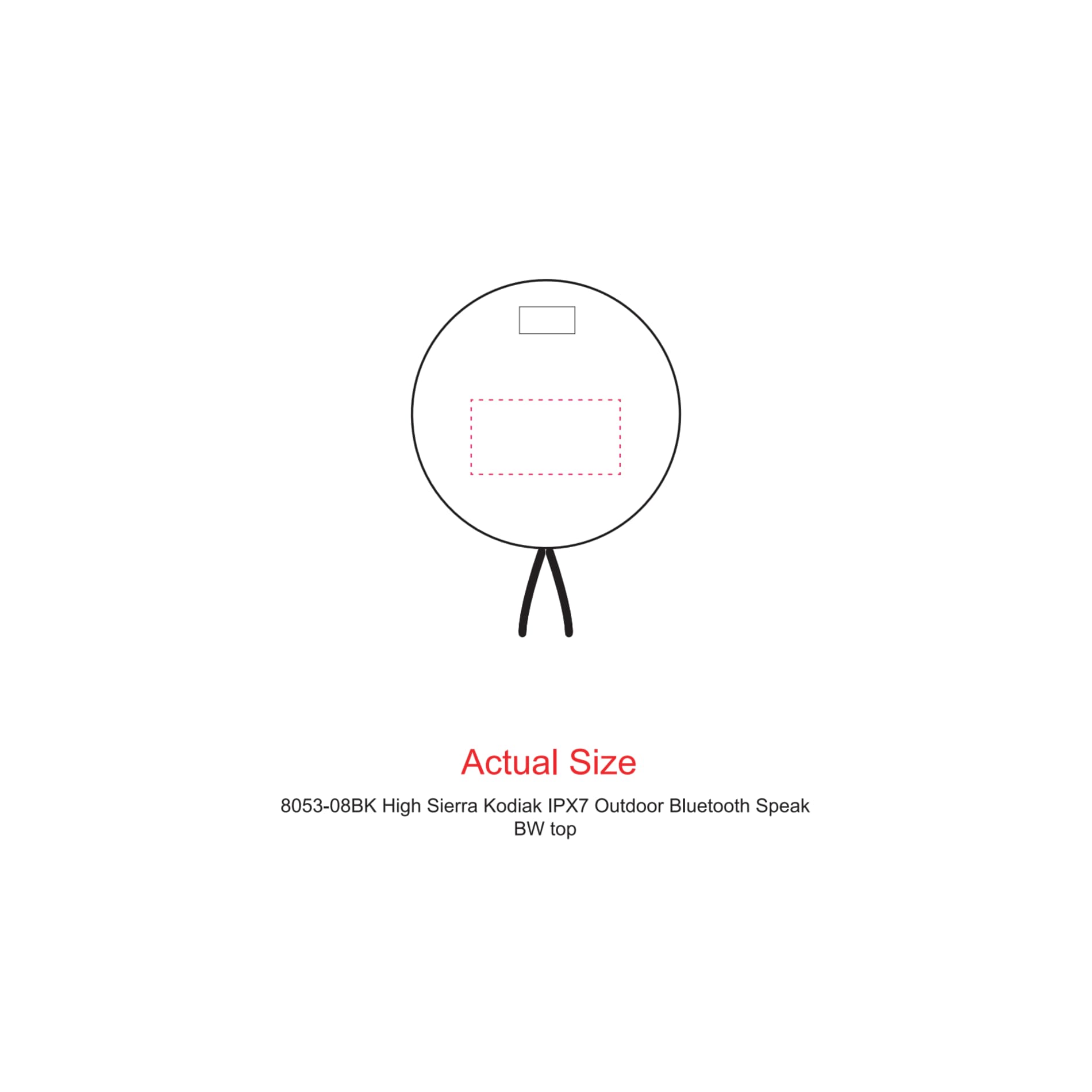 High Sierra Kodiak IPX7 Outdoor Bluetooth Speaker 35