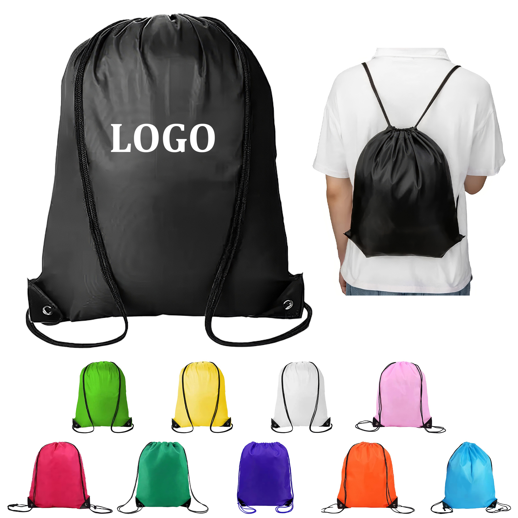 Drawstring Backpacks Bulk String Bag 5