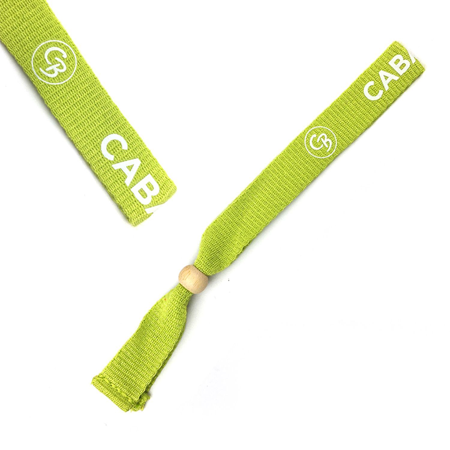 1/2" Eco-friendly Bamboo Two-way Lock Reusable Event Wristbands 7
