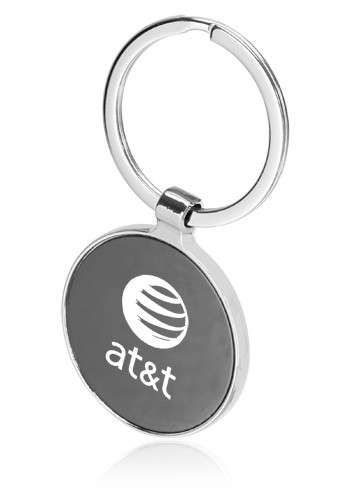 Round Black Keychains 1