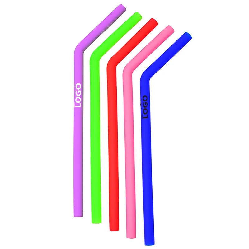 Reusable Flexible Silicone Drinking Straws 1