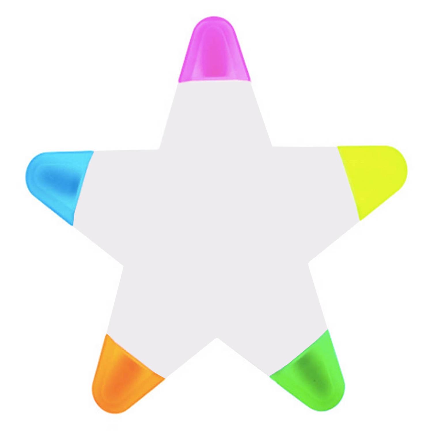Creative Star Shape Fluorescent Highlighter Watercolor Pens 4