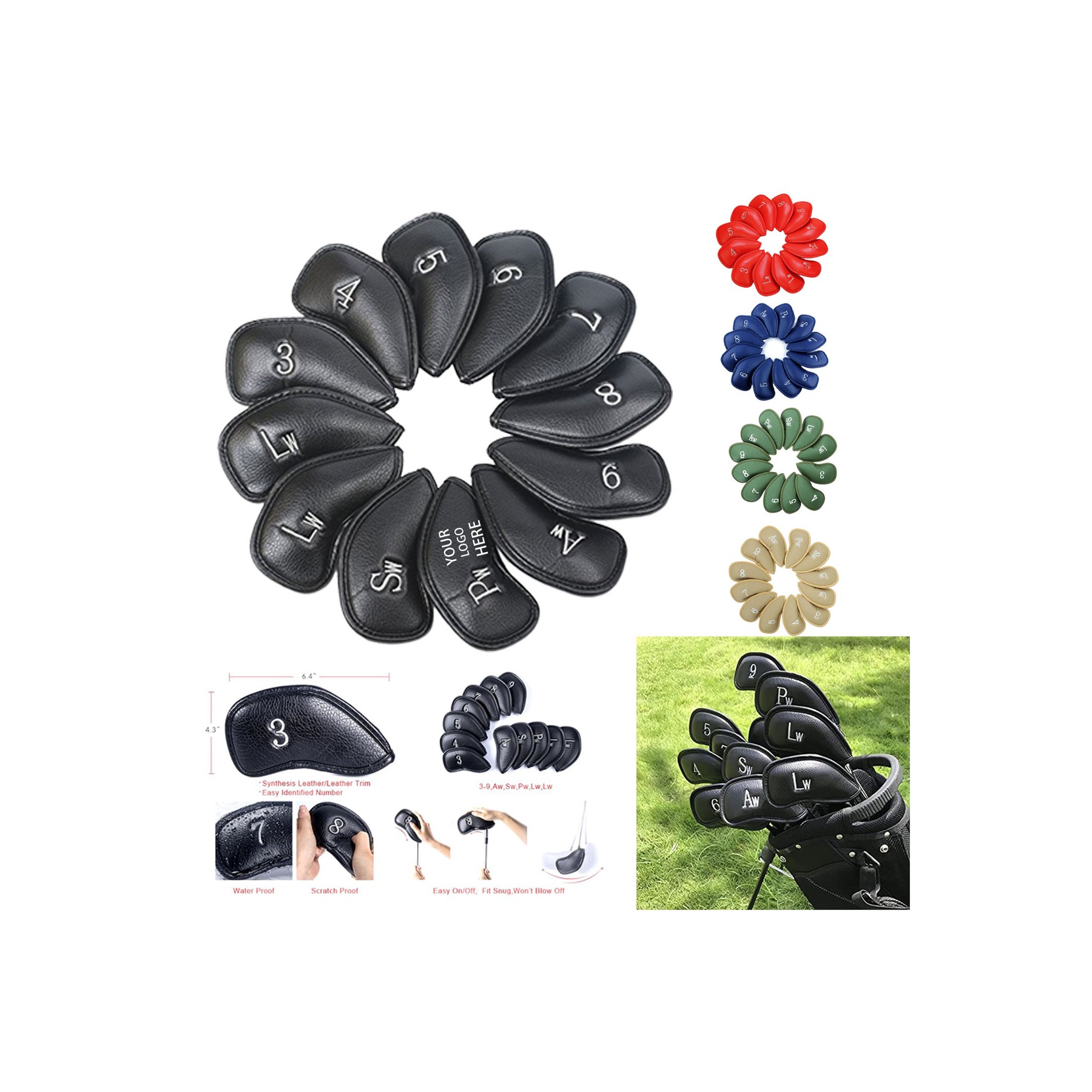 Golf Iron Head Cover