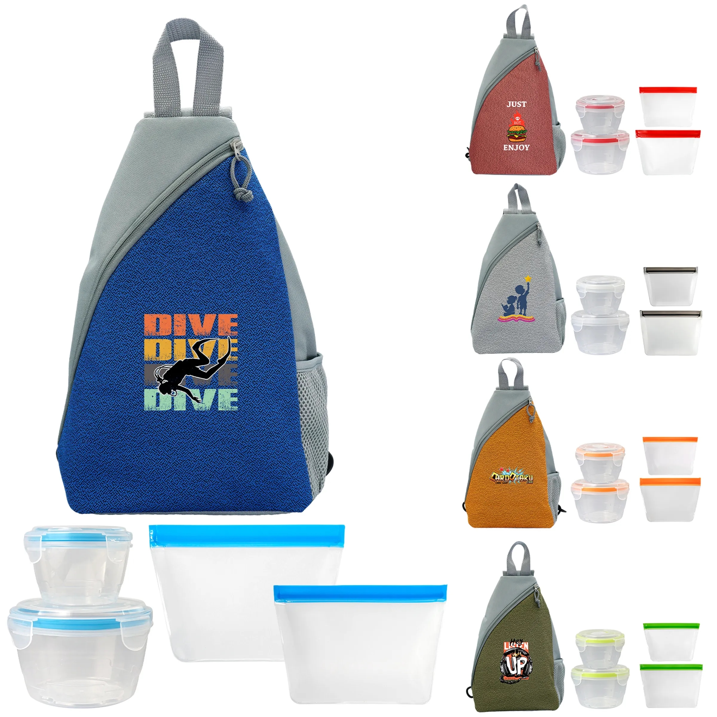 SPECK SLING NESTED BAGGED LUNCH SET
