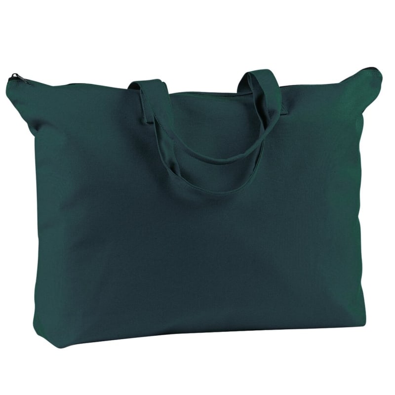 BAGedge 12 Oz. Canvas Zippered Book Tote 5