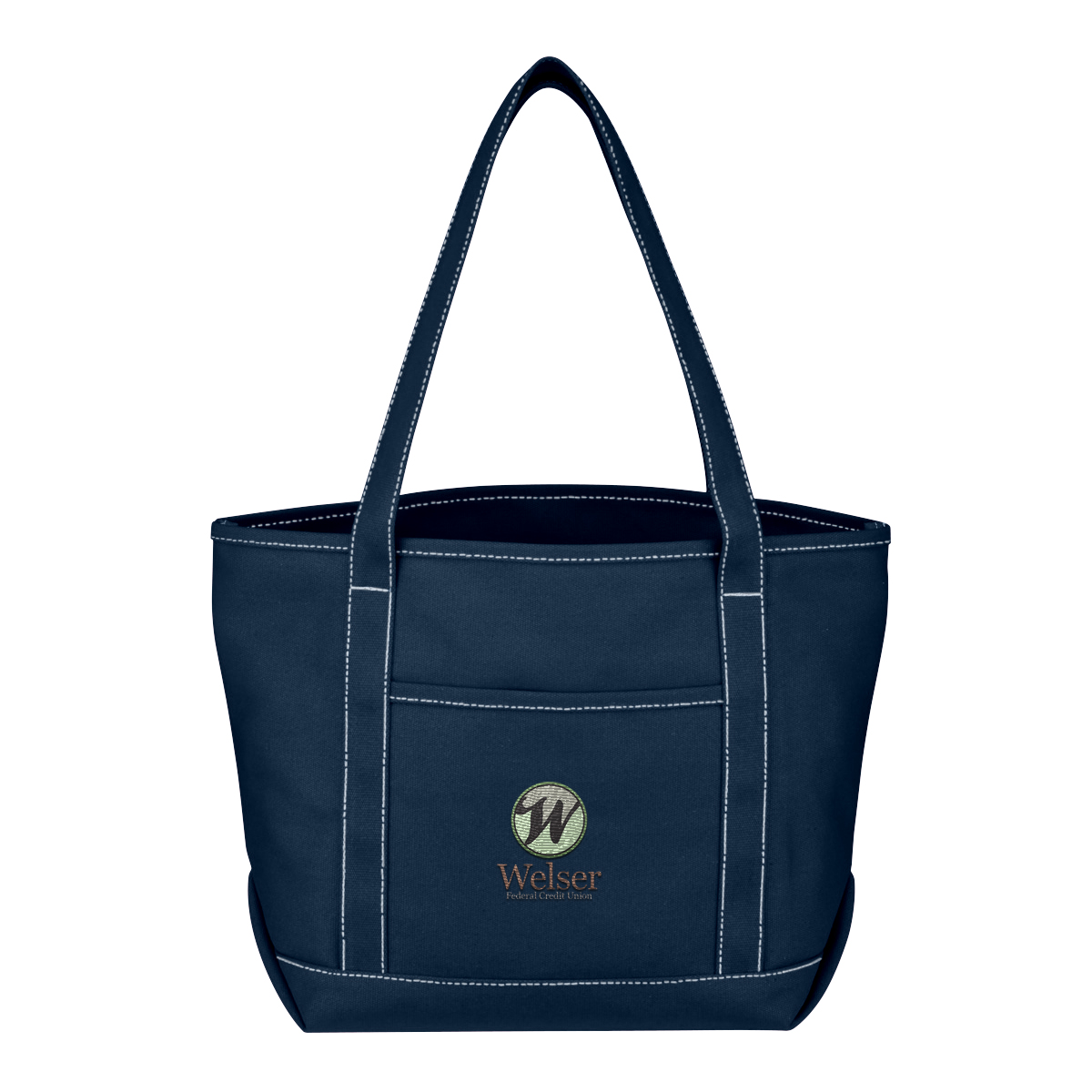 Medium Cotton Canvas Yacht Tote Bag 15