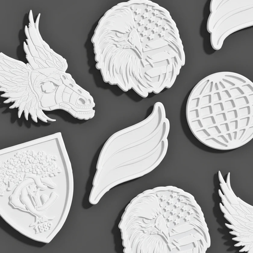 Matte White Flex Patches 2