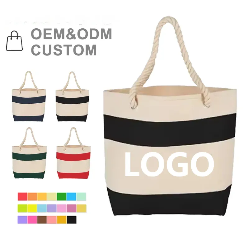 Cruising Tote Bag With Rope Handles, custom tote bag with logo imprint 3