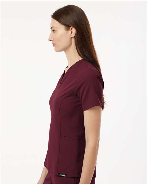 Women's Calix Fit & Flare Scrub V-Neck Top - W10003 8