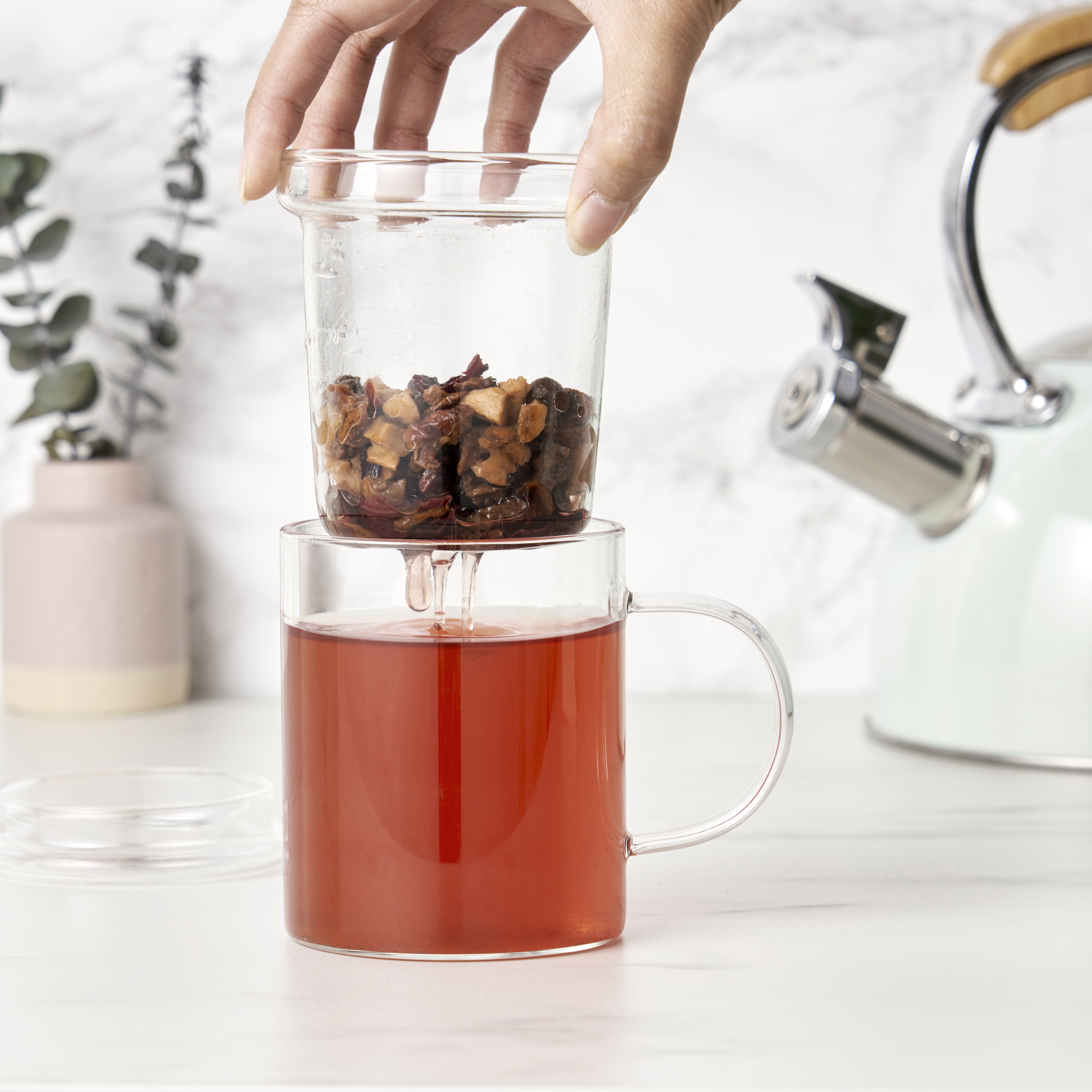 Pinky Up® Blake Glass Tea Infuser Mug 12