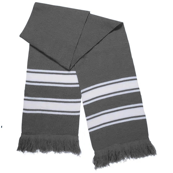 Knit Stripe Comfy Beanie/Scarf Combo 8
