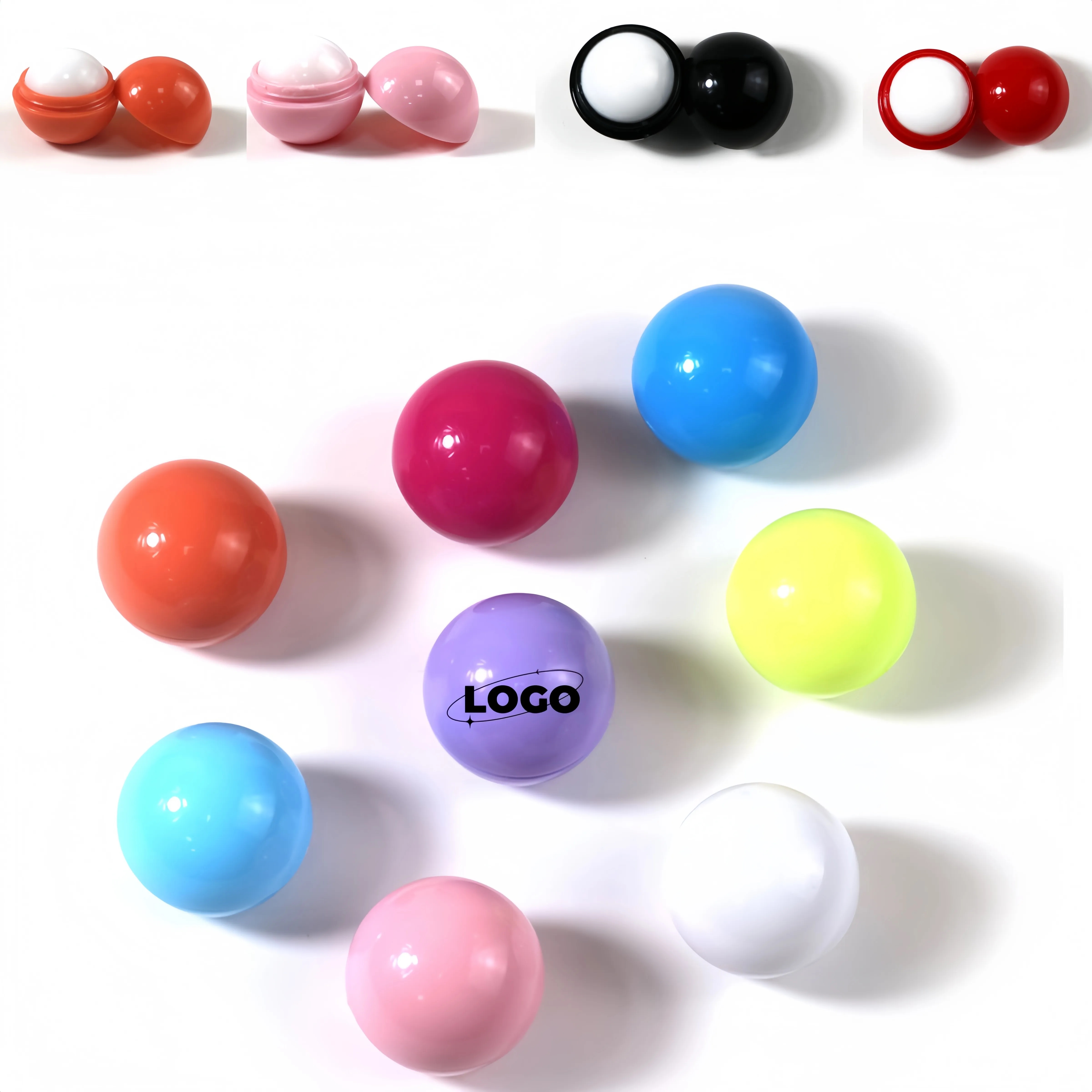 Cute Ball Shaped Lip Balm 6