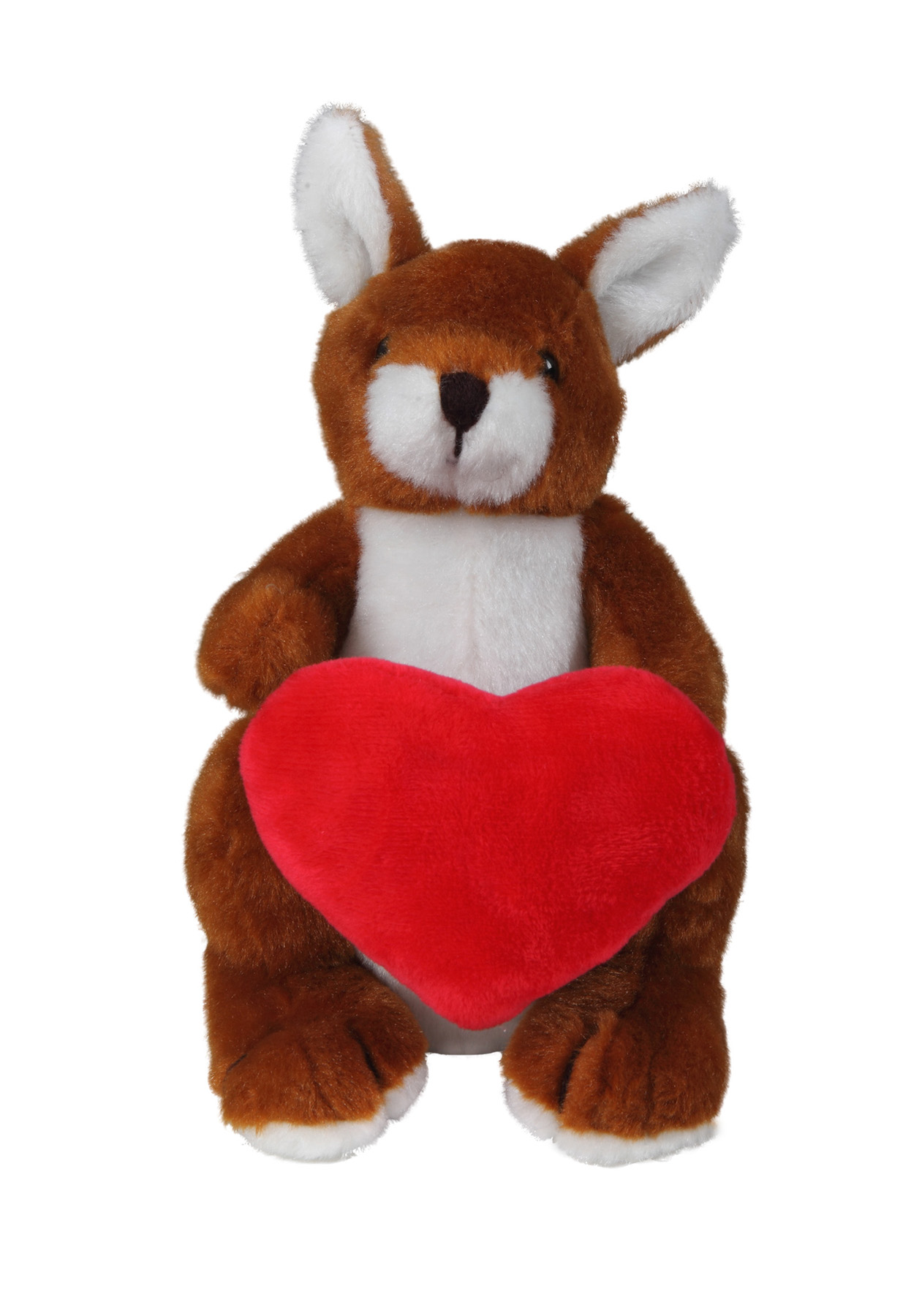 soft plush Kangaroo with heart