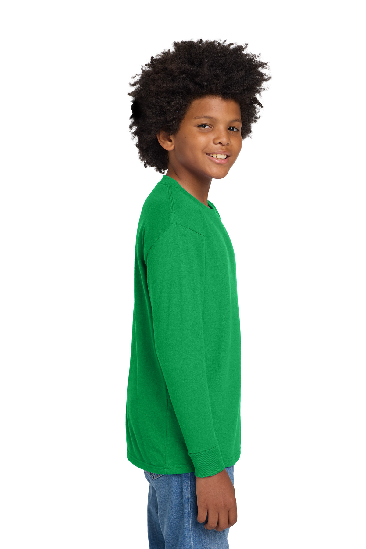 Gildan Youth Heavy Cotton 100% Cotton Long Sleeve T-Shirt. 5400B 13