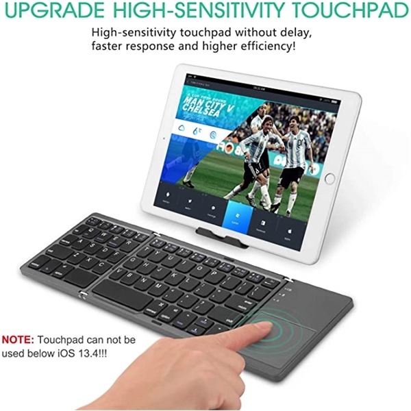 Foldable Bluetooth Keyboard with Touchpad 6