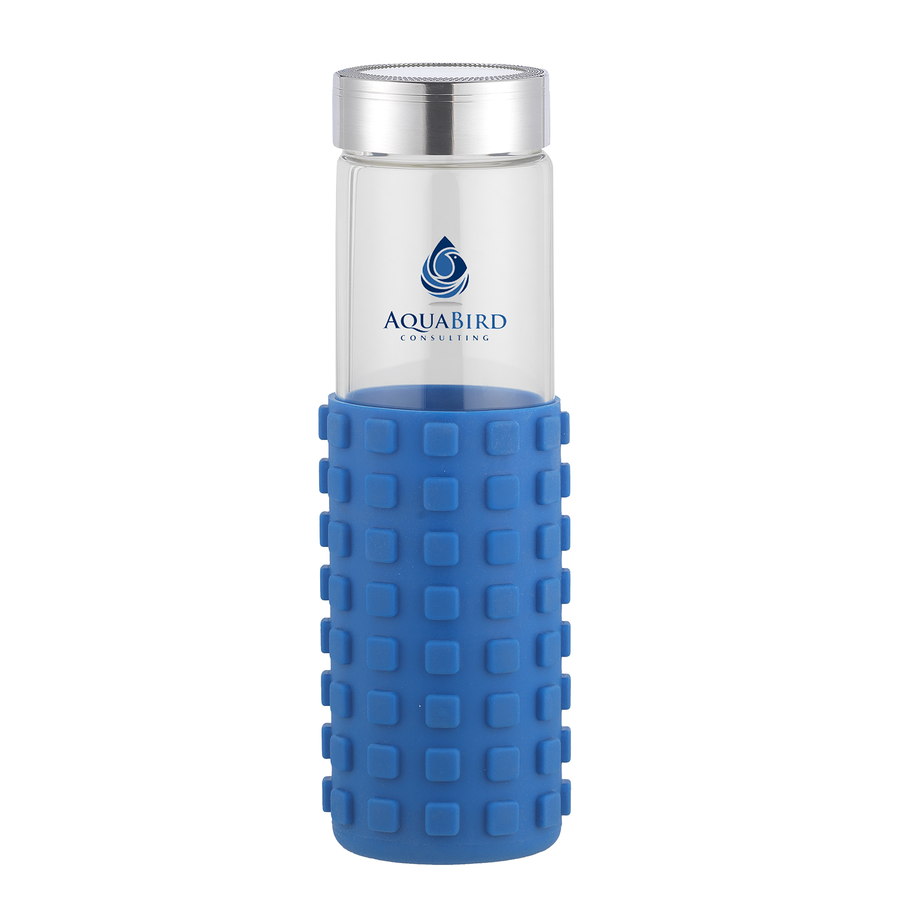 20 oz Silicone Grip Square Bottle 25