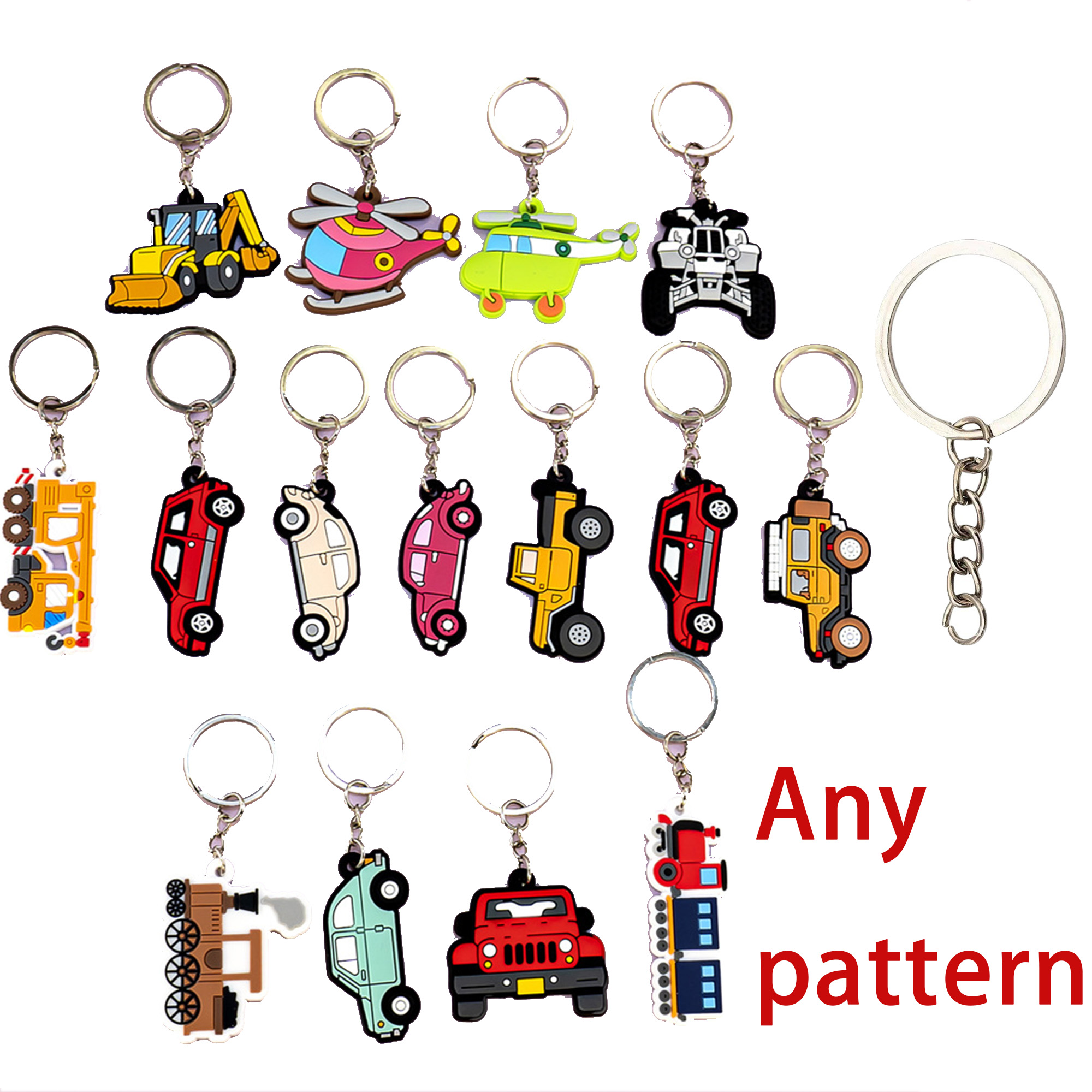 Personalized Custom PVC Keychain Pendant 2
