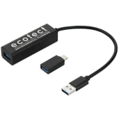 Aluminum 4-Port USB 3.0 Hub with Type C Adapter 5