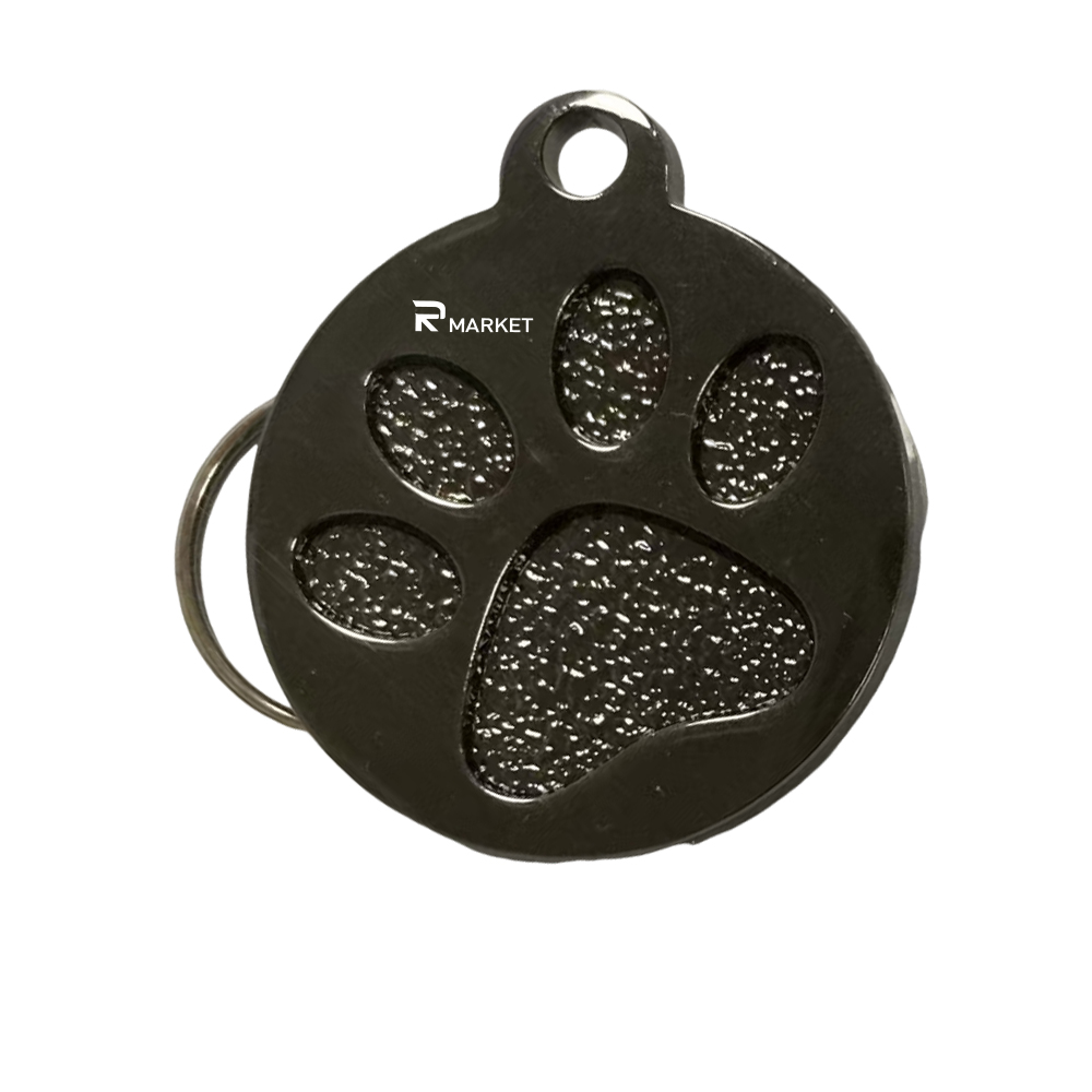 Round Laser Engraved Dog Tag 2