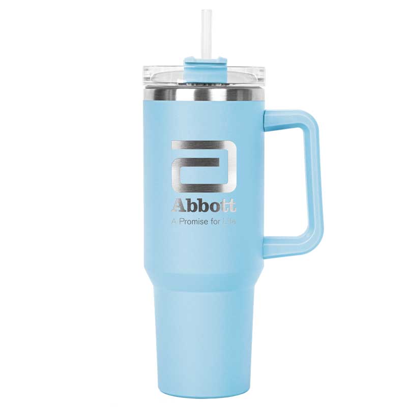 The Hippo Mug & Straw Lid 40 oz. 34