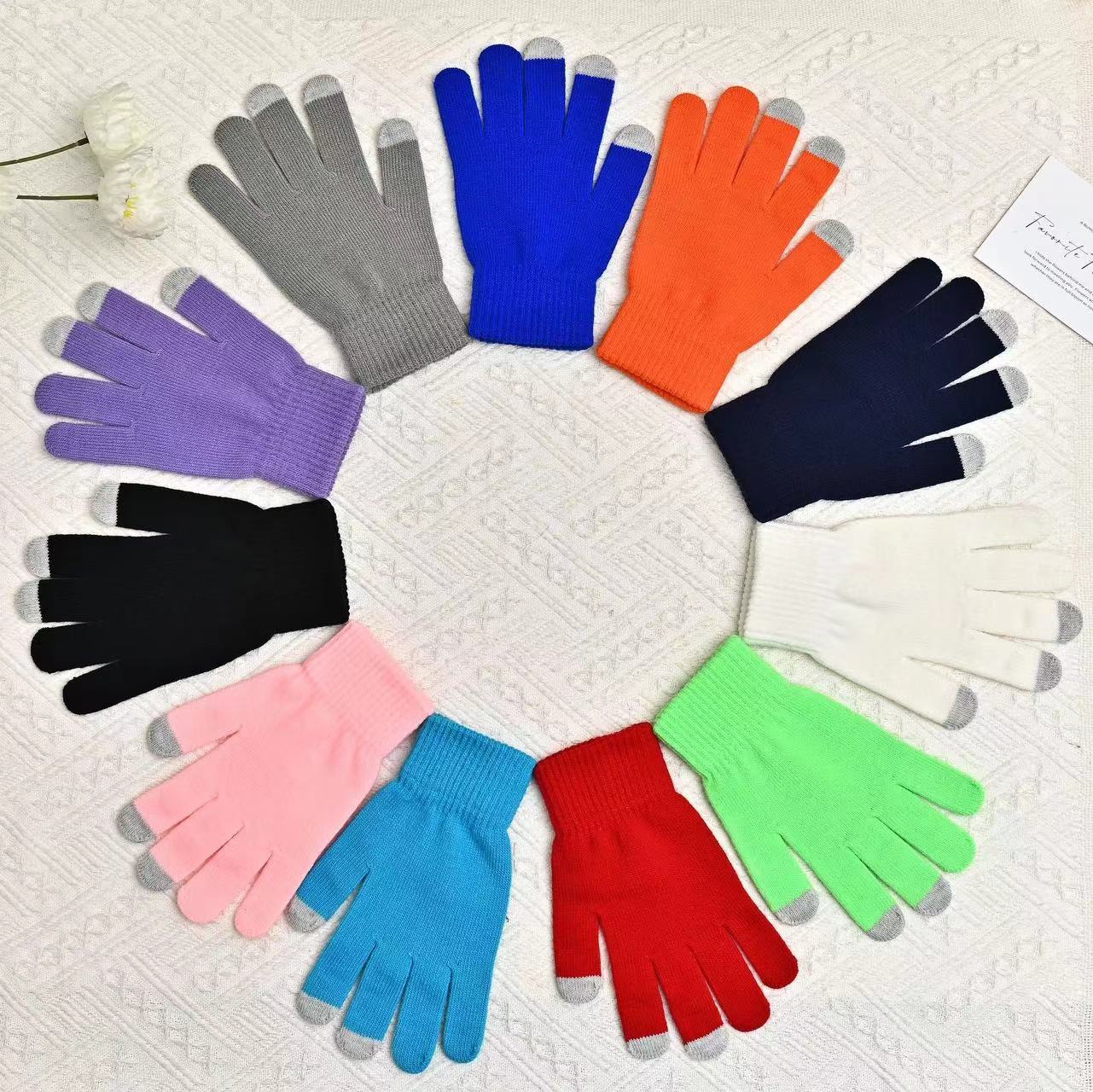 Cotton Stylish Touchscreen Gloves 3