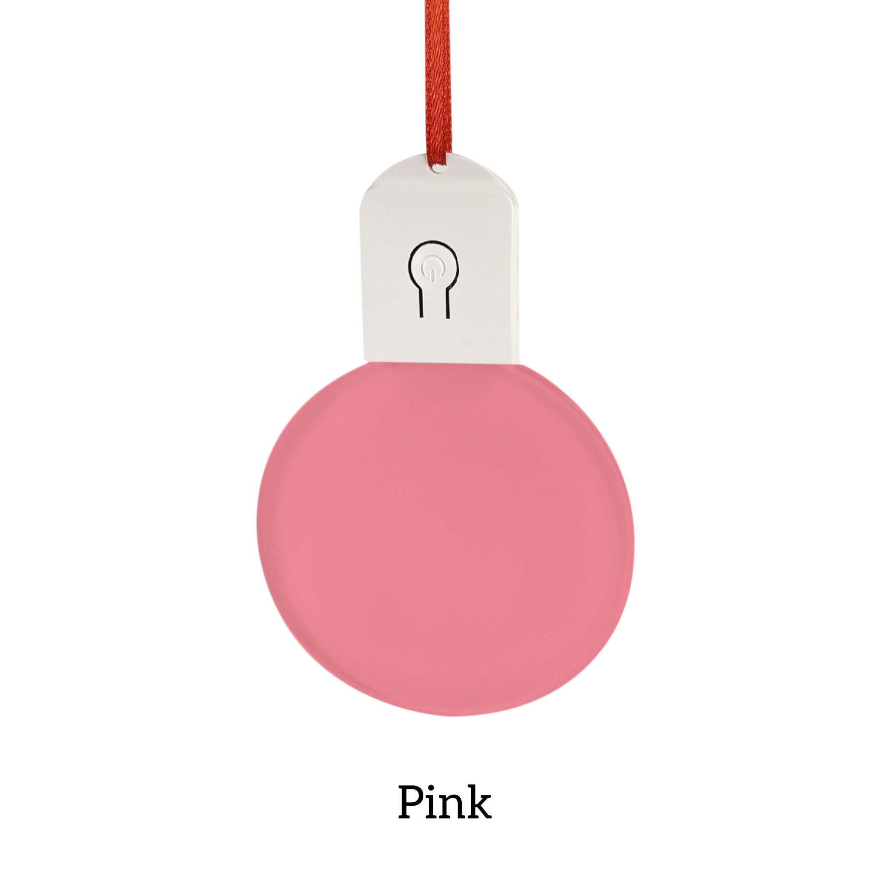Free Shipping Full Color Christmas Illuminated Acrylic Round Ornament 72