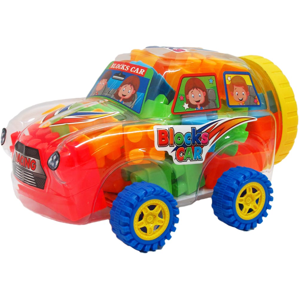 Blocks Car Assorted Color Blocks 38-Piece 2