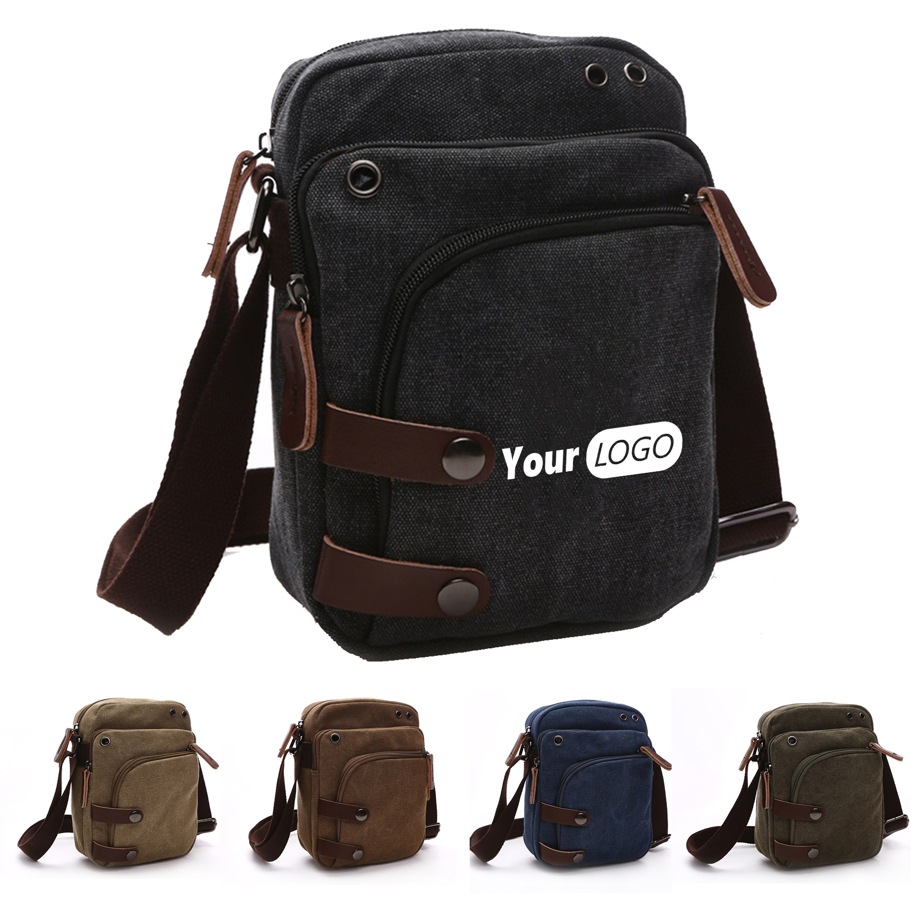 Canvas Wearable Cross-Body Bag 4