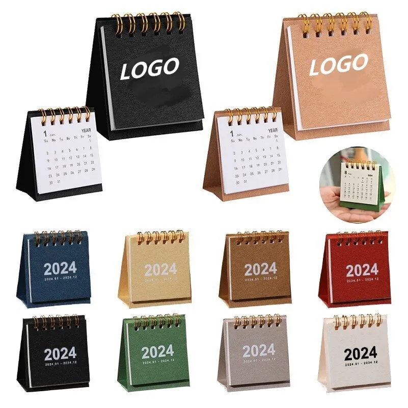 Kraft Paper Mini Desk Calendar 4