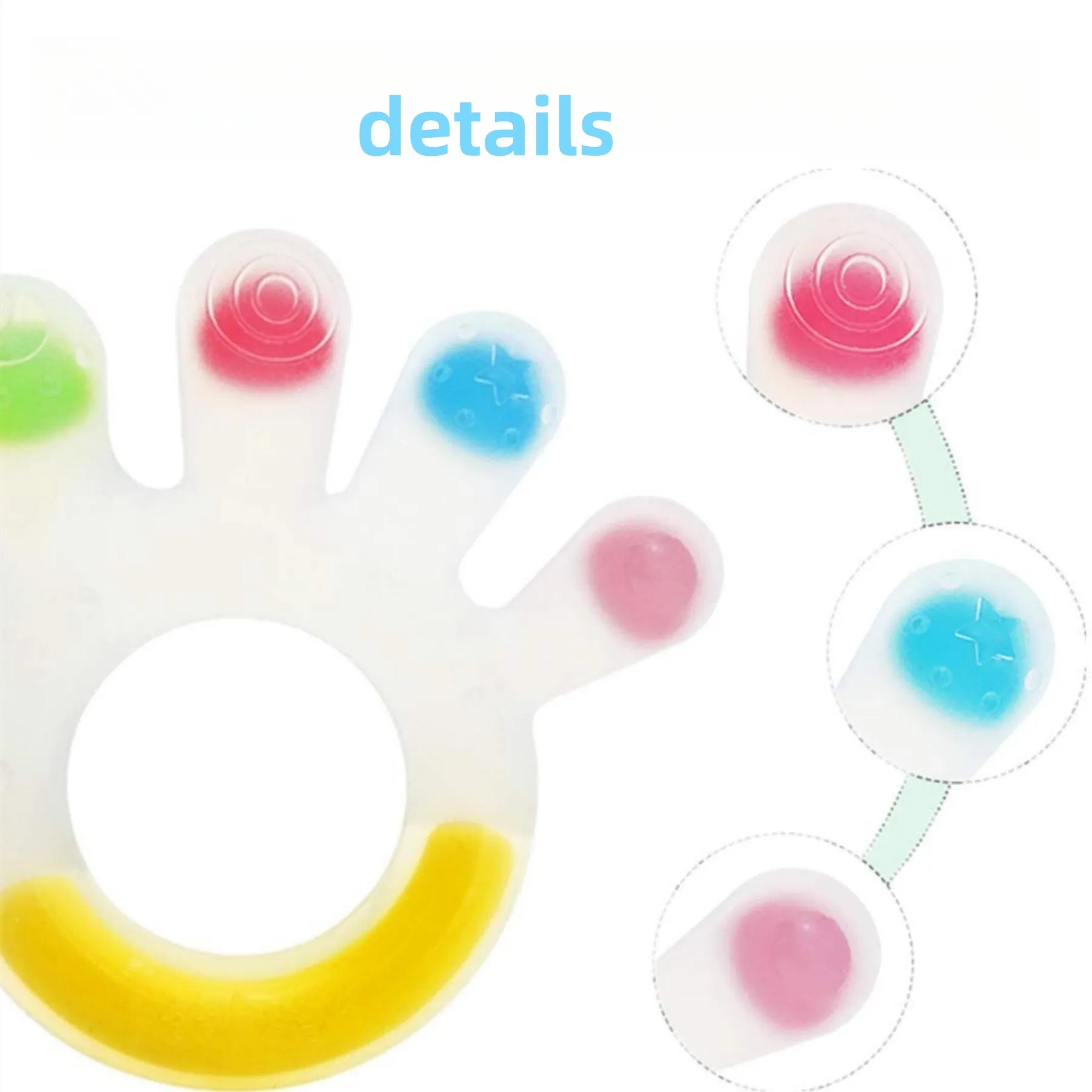 Soft Silicone Baby Soothing Teether Pacifier 2