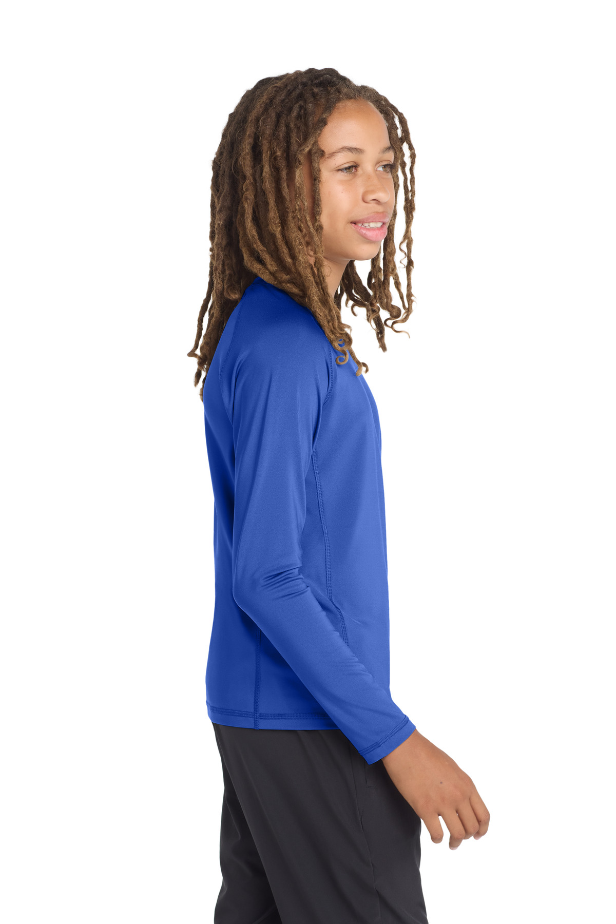 Sport-Tek Youth Long Sleeve Rashguard Tee. YST470LS 4