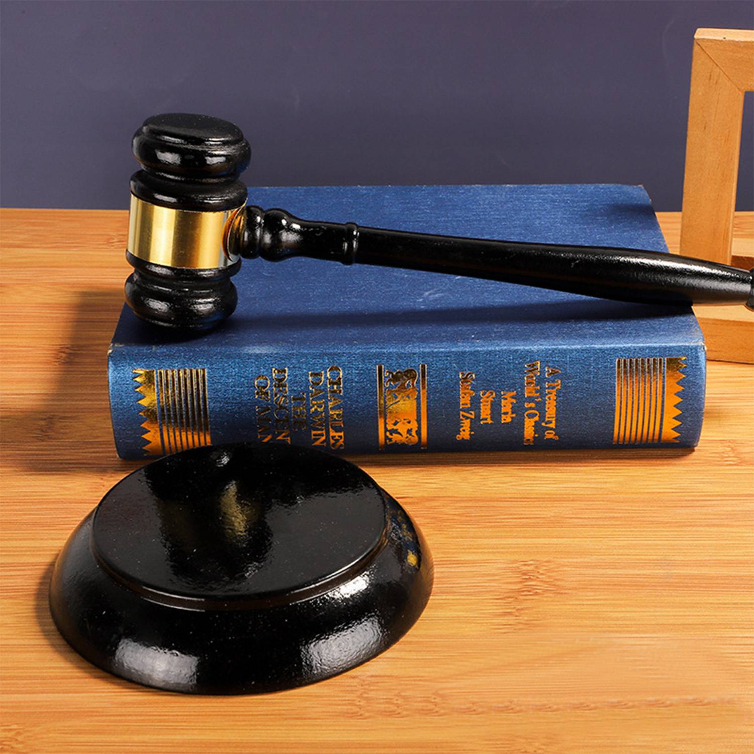 Wooden Gavel Plaque Set 3