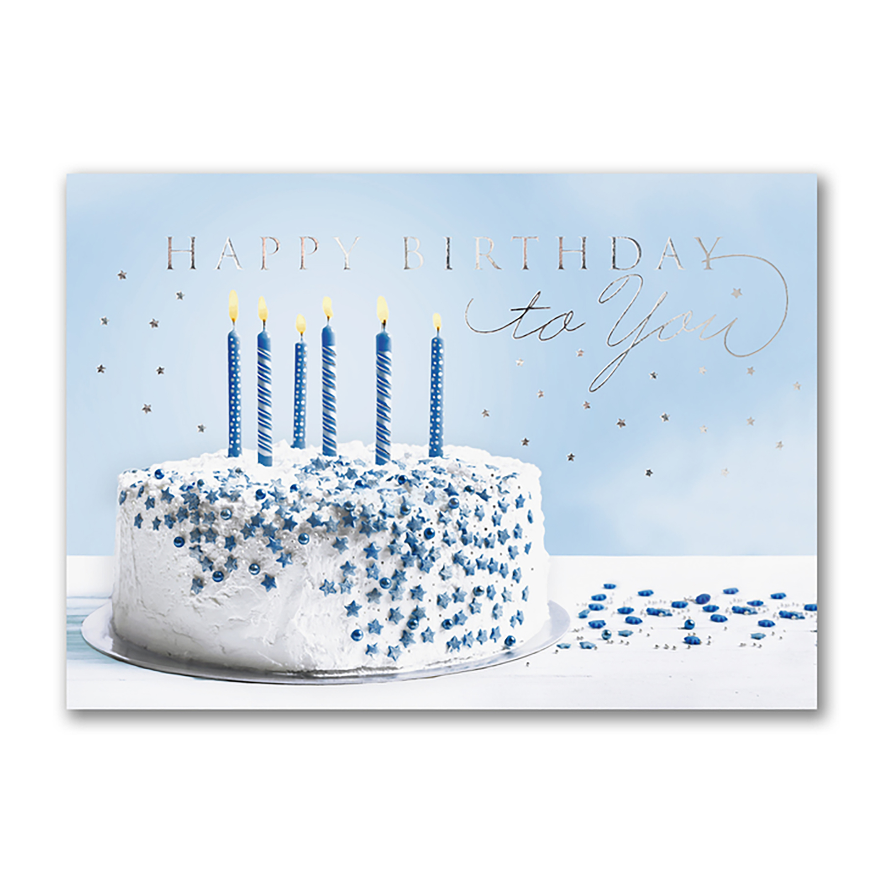 Birthday In Blue Card 2