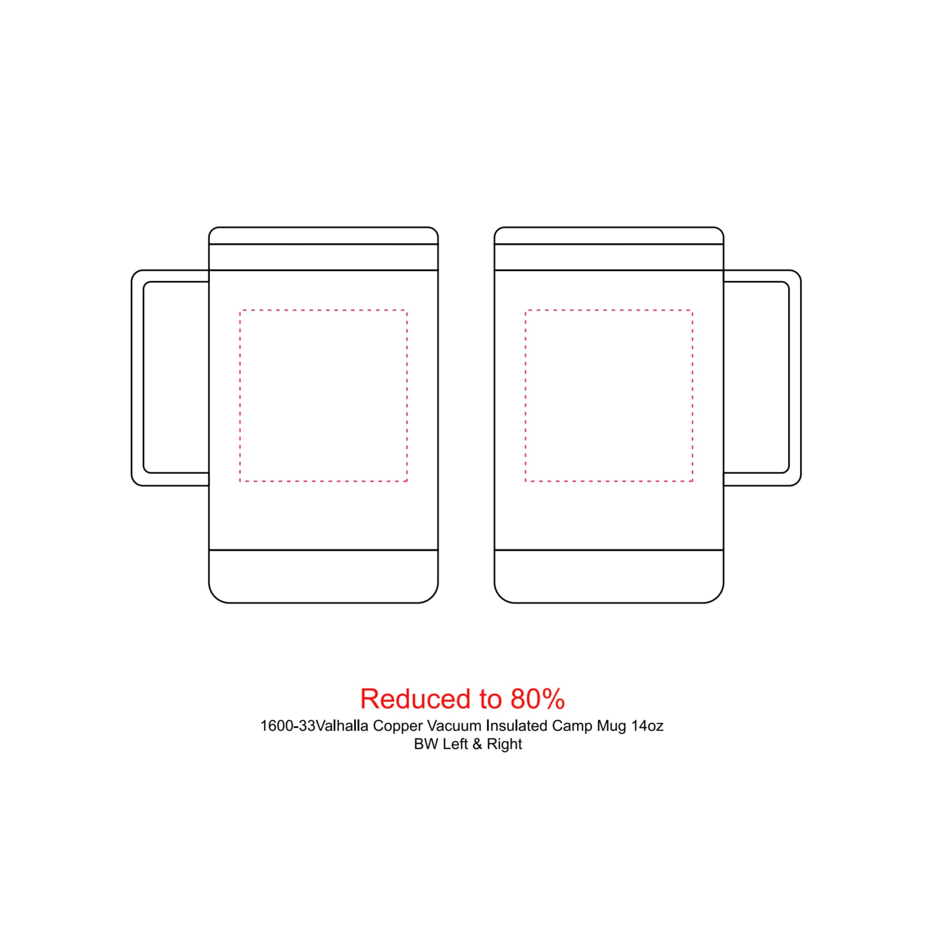 Valhalla Copper Vacuum Insulated Camp Mug 14oz 101