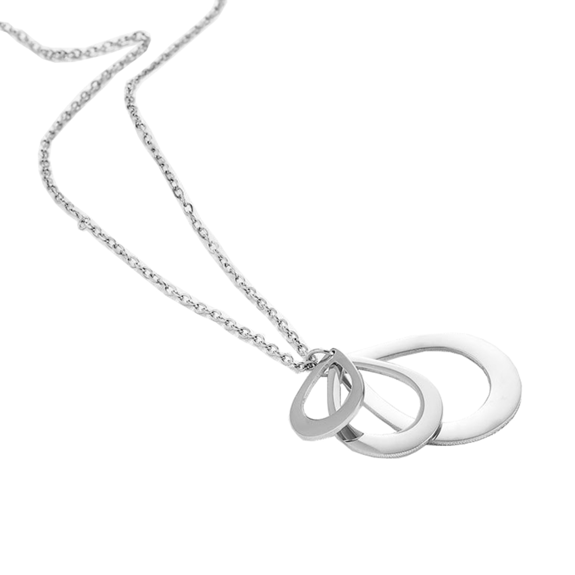 MOQ100 Engraved Waterdrop-Shaped Necklace 3