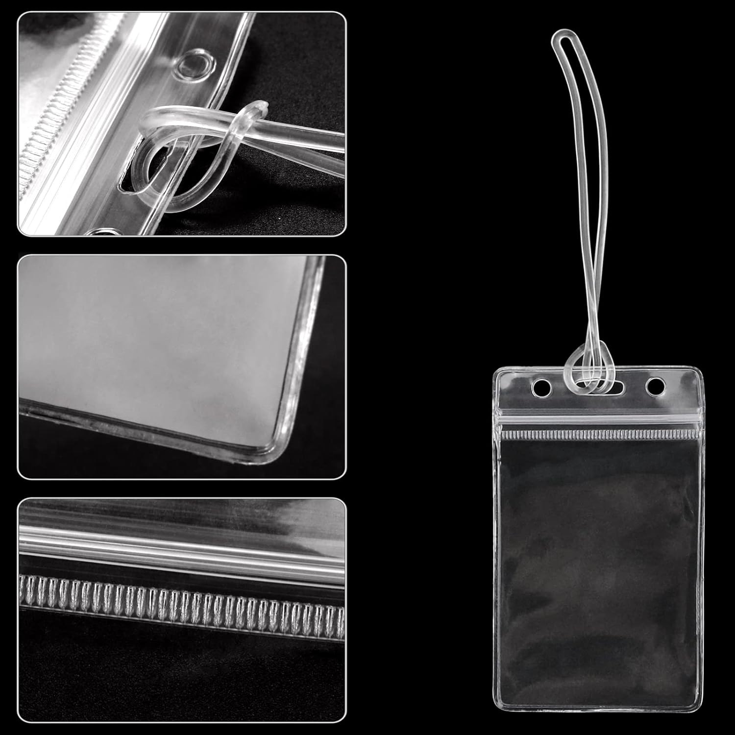 Clear Plastic Bag Tags 7