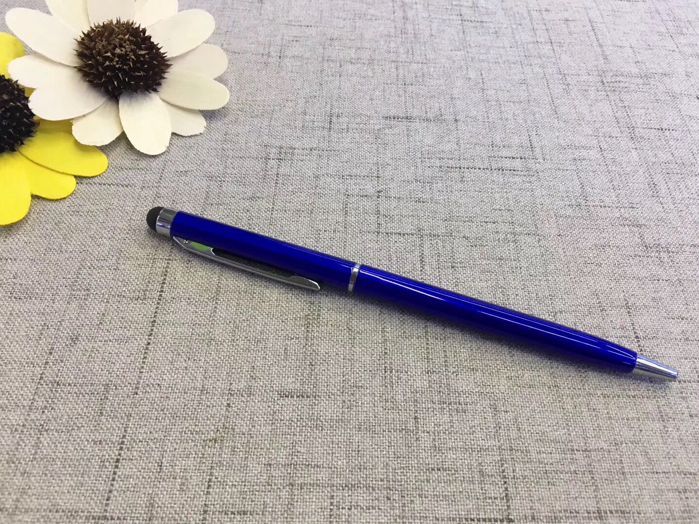 2 In 1 Capacitive Pen Metal Aluminum Twist Ballpoint Pens 2