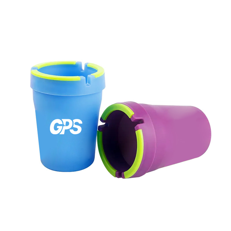 3" Portable Car Plastic Luminous Ashtray 3