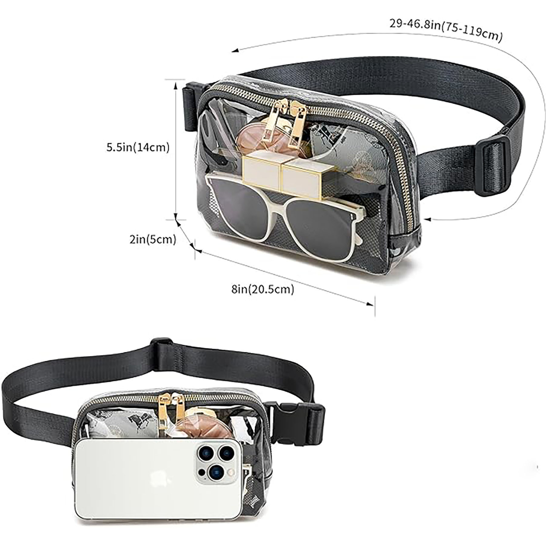 Clear Belt Bag 4