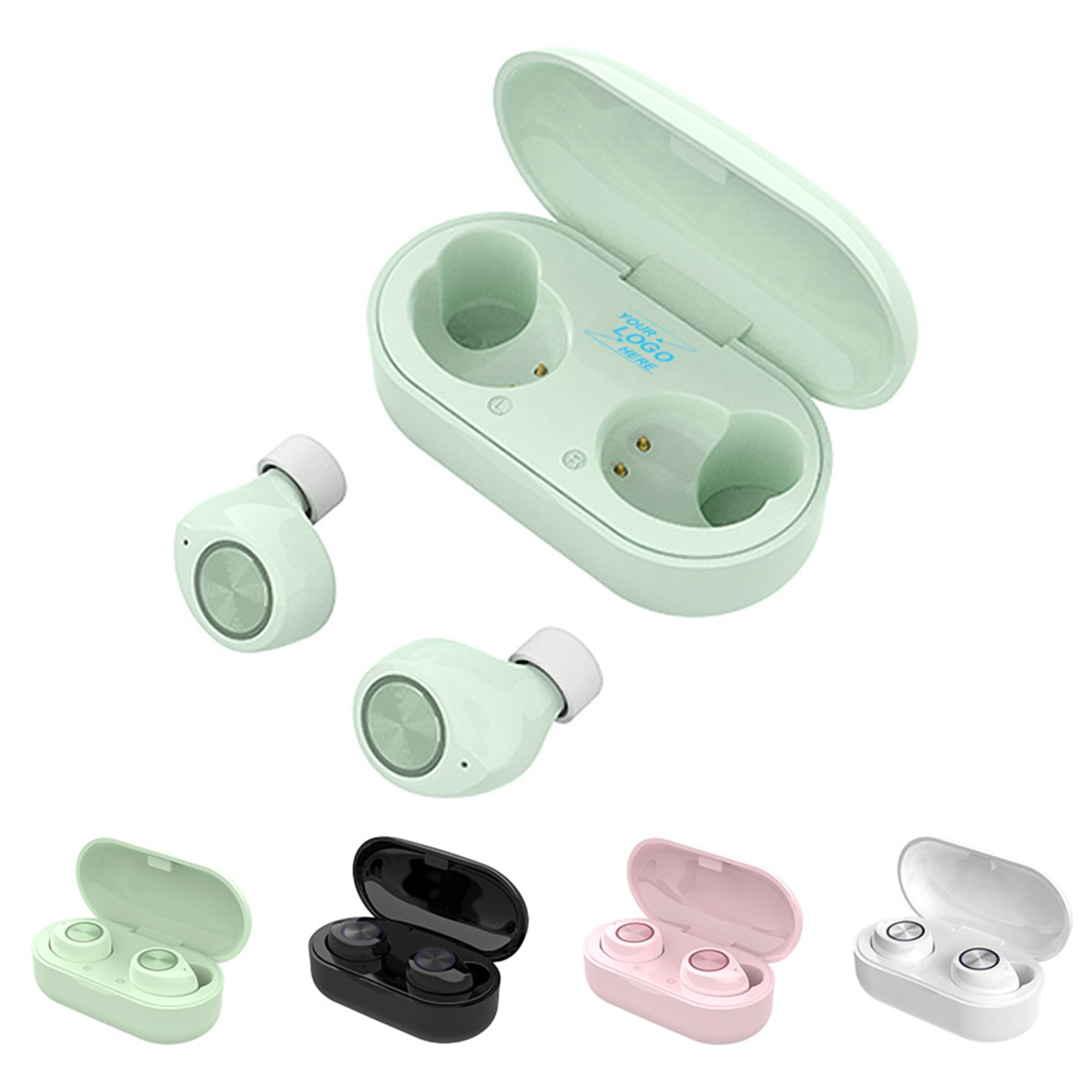 Wireless Bluetooth Earbuds w/Charging Case