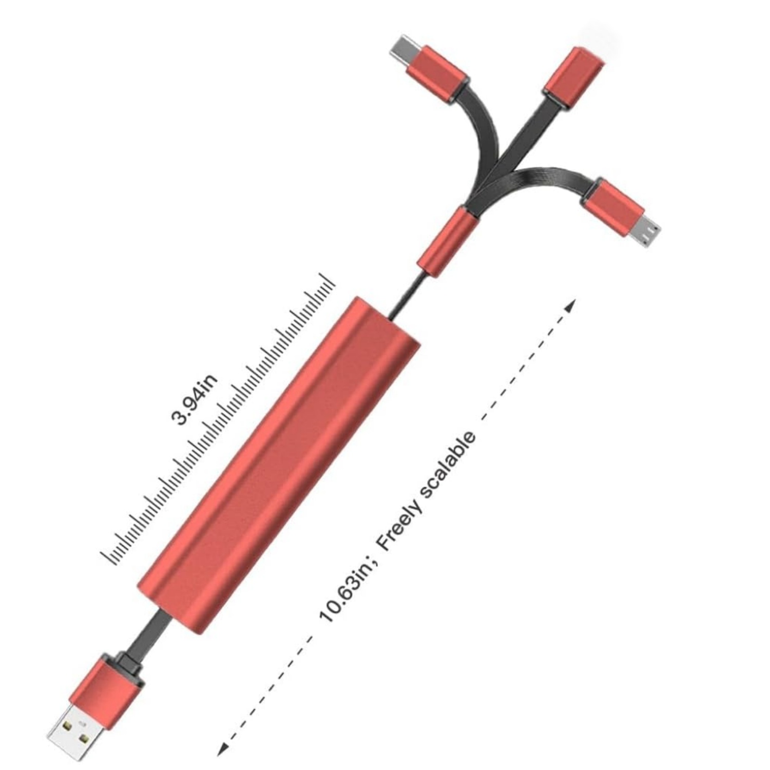 Portable 3-In-1 Storage USB Charger 5