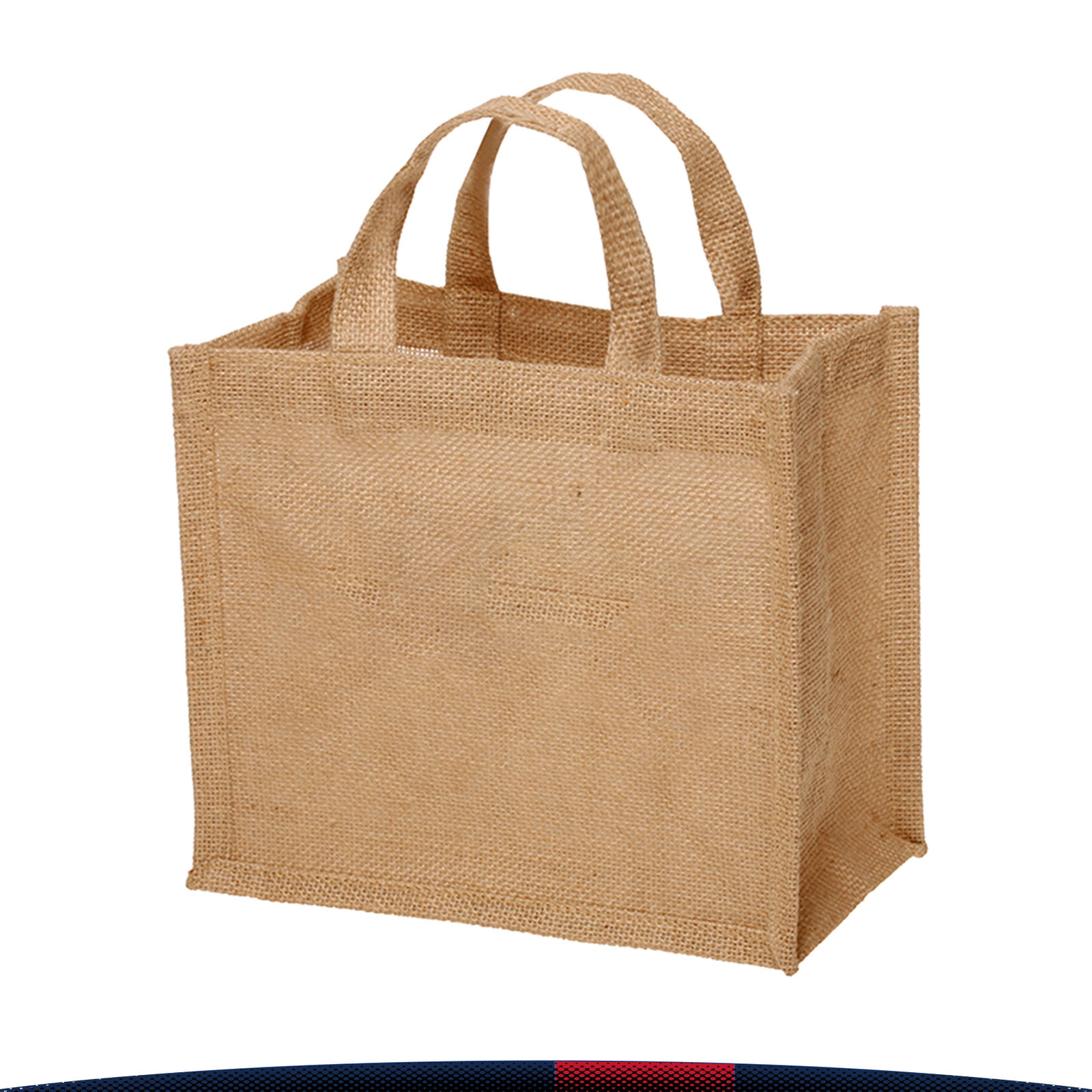 Kakome Jute Bags, custom tote bag with logo imprint 4