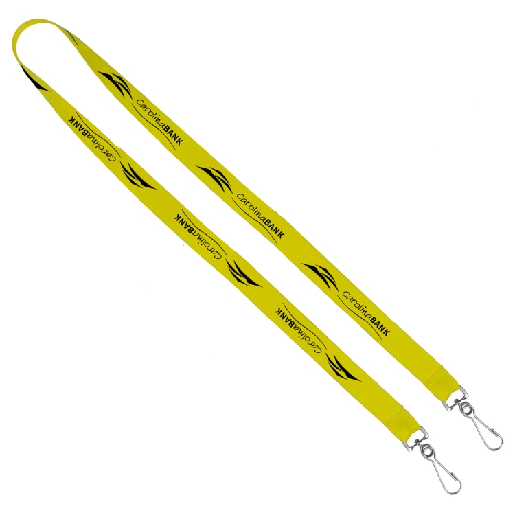 "CULVER" 3/4" Width Dual Attachment Silkscreen Polyester Lanyard 7